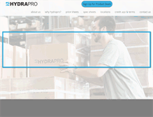 Tablet Screenshot of hydrapro.biz